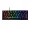 Tastatura gaming mecanica Razer Huntsman Mini, iluminare Chroma RGB, switch optic Purple, Negru