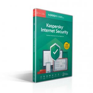 Licenta retail Kaspersky Internet Security - anti-virus pentru PC, Mac si dispozitive mobile