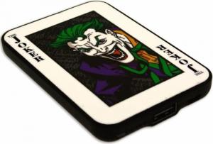 Acumulator portabil universal Licensed DC "Batman - The Joker Vintage", baterie 5000 mAh (cablu cu conector Micro USB inclus), Albastru
