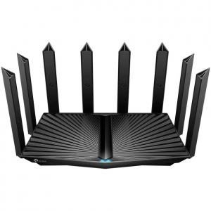 Router Wireless Wi-Fi 6 TP-Link Archer AX90, Gigabit, Tri-Band AX6600, WAN 2.5 Gbps, Beamforming, OFDMA, MU-MIMO, HomeShield, Procesor Quad-Core 1,5 GHz, 8 antene Wi-Fi