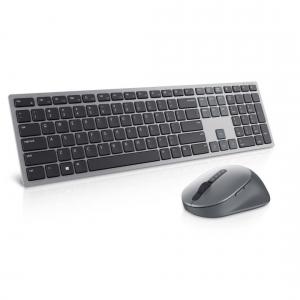 Kit Tastatura + Mouse wireless Dell Premier KM7321W, 2.4GHz&Bluetooth 5.0, multidevice, Layout US Intl