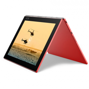 Tableta Lenovo Yoga Book YB1-X91F, 10.1", Intel Atom X5-Z8550, 128GB Flash, 4GB RAM, Windows 10 Pro, Red