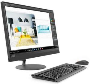 All-In-One PC Lenovo IdeaCentre 520 (Procesor Intel&reg; Core&trade; i5-8250U (6M Cache, up to 3.40 GHz), Kaby Lake R, 23.8"FHD, 4GB, 1TB HDD @7200RPM, Intel&reg; UHD Graphics 620, Negru)