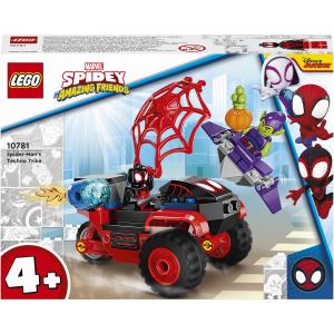 LEGO&reg; Super Heroes - Spidey si prietenii lui uimitori Miles Morales: Triciclul Techno al Omului paianjen 10781, 59 piese