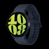 Smartwatch Samsung Watch 6 SM-R940, ecran AMOLED 1.47", 2GB RAM, 16GB Flash, Bluetooth 5.3, Carcasa Aluminiu, 44mm, Waterproof 5ATM, Negru