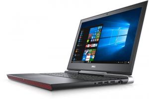 Laptop Gaming Dell Inspiron 15 7566 (Procesor Intel&reg; Core&trade; i7-6700HQ (6M Cache, up to 3.50 GHz), Skylake, 15.6"UHD, 8GB, 1TB + 256GB SSD, nVidia GeForce GTX 960M@4GB, Wireless AC, Tastatura iluminata, Win10 Home 64)