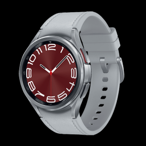 Smartwatch Samsung Watch 6 Classic SM-R950, ecran AMOLED 1.31", 2GB RAM, 16GB Flash, Bluetooth 5.3, Carcasa Otel, 43mm, Waterproof 5ATM, Argintiu