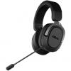 Casti gaming wireless ASUS TUF Gaming H3 Wireless, 2.4 GHz, sunet surround 7.1, difuzoare 50mm, banda de sustinere din otel inoxidabil, compatibilitate multiplaforma, USB-C, Negru/Gri