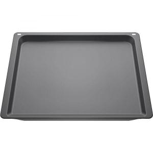 Tava de copt BOSCH HEZ531010, Ceramica antiaderenta pentru cuptoarele BOSCH, Termorezistenta pana la 300 &deg;C, Black Anthracite