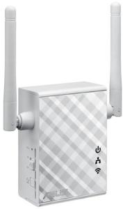 Wireless Range Extender Asus, N300, 2 antene externe, wall plug, multi- function, 1 port 10/100Mbps, Access Point / Range Extender / Access point/Media Bridge Mode, Signal indicator. One-touch LED light., 3.5mm audio output (internet Radio function), v.A