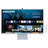 Monitor VA LED Samsung Smart 32" M8, Ultra HD (3840 x 2160), Micro HDMI, Wi-Fi, Bluetooth, Boxe, Alb/Albastru