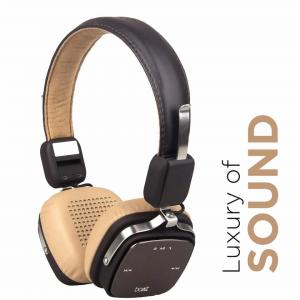 Casti Audio On Ear boAt Rockerz 600, Bluetooth 5.0, Autonomie 20 ore, Izolare fonica, Microfon, Maro