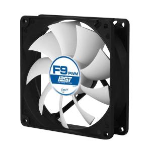 FAN FOR CASE ARCTIC   "F9 PWM PST" 92x92x25 mm, w/ PWM &amp; cablu PST, low noise FD bearing "AFACO-090P0-GBA01"