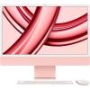 Sistem Desktop PC iMac 24" (2023) cu procesor Apple M3, 8 nuclee CPU si 10 nuclee GPU, 24", Retina 4.5K, 8GB, 256GB SSD, Rosu