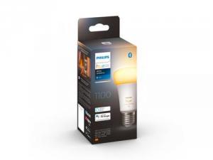Bec LED inteligent Philips Hue, Bluetooth, Zigbee, A60, E27, 8W (75W), 800 lm, lumina alba (2200-6500K)