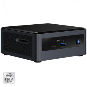 Mini PC Barebone Intel&reg; NUC 10 Frost Canyon NUC10I7FNHN2 cu procesor Intel&reg; Core&trade; i7-10710U pana la 4.70GHz, fara RAM, fara stocare, fara jack audio, Intel&reg; UHD Graphics, No OS