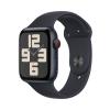 Apple Watch SE (2023), GPS, Cellular, Carcasa Midnight Aluminium 44mm, Midnight Sport Band - S/M
