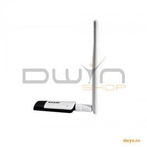 Placa retea USB, wireless N 150Mbps, antena externa detasabila (1*4.2dBi), TENDA 'W311U+'