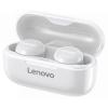 Casti bluetooth  Stereo Lenovo LP11, v5.0, TWS, microfon + carcasa de incarcare, Sport, alb