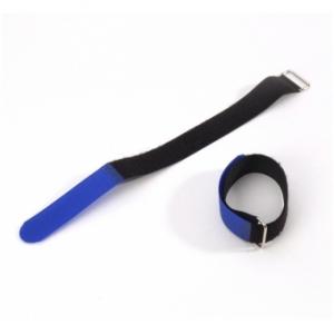 Adam Hall Accessories VR 2030 BLU - Hook and Loop Cable Tie 300 x 20 mm blue