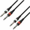 Adam hall cables k3 tpp 0600 - audio cable 2 x 6.3 mm