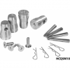 HCQ5M10 - HQ/SQ quick connection kit, 4 h.spigots, pins, springs, compat.with FPU plate