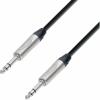 Adam Hall Cables K5 BVV 1000 - Patch Cable Neutrik 6.3 mm Jack stereo to 6.3 mm Jack stereo 10 m