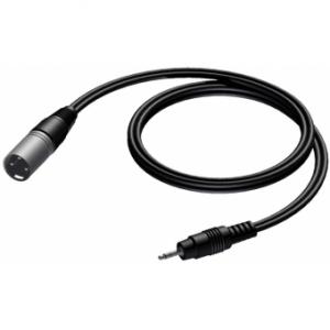 CAB714S/1.5 - XLR male - 3.5 mm Jack male stereo - 1.5 meter