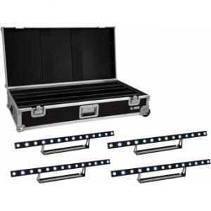 EUROLITE Set 4x LED STP-7 Beam/Wash Bar + Case
