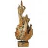 Europalms natural wood sculpture 160cm