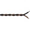 PR4401/1 - Twisted assembling cable - 2 x 0.5 mm&sup2; - 20 AWG - 100 meter, black &amp; brown