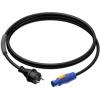 PRP442/1.5 - Power cable - schuko male - powerCON power-out - 3 x 2.5 mm&sup2; - 1.5 meter