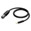 Ref714 - xlr male to 3.5 mm jack male stereo - 3 meter - 20 pck