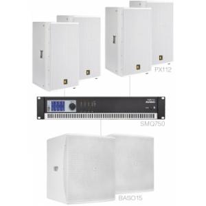 FORTE12.6/W - 4 x PX112 + 2 x BASO15 + SMQ750 - White version