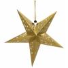 Europalms star lantern, paper, gold, 50 cm
