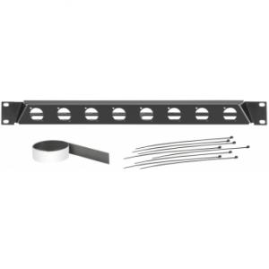 Adam Hall 19&quot; Parts 872230 - 19&quot; Angled Rack Panel for 8 x D-TYPE Sockets