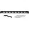 Adam Hall 19&quot; Parts 872230 - 19&quot; Angled Rack Panel for 8 x D-TYPE Sockets