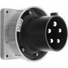 913313 - 63a panel mount cee plug, 50/60hz ip67, 3p