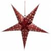 Europalms star lantern, paper, red, 40 cm