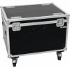 ROADINGER Flightcase 4x LED THA-100F/THA-120PC with wheels