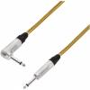 Adam Hall Cables 5 STAR IRP 0300 VINTAGE - Instrument Cable vintage Neutrik&reg; angled Jack TS x Jack TS | 3 m