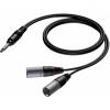 Cab733/1.5 - 6.3 mm jack male stereo - 2 x