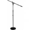 Cst210/b - microphone boom floor stand - black