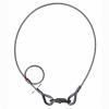 Adam Hall Accessories S 33060 SK - Safety Rope 3 mm with Fall Brake and Chain Link length 0.6 m