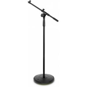 Gravity TMS 2322 - Touring Series Microphone Stand with Round Base and 2-Point Adjustment Telescoping Boom
