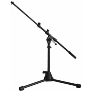 CST259/B - Microphone drum stand with extendable boom arm, adjustable from 500 to 900mm. - Black version