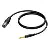 Ref724 - xlr male to 6.3 mm jack male stereo - 1.5 meter - 20 pck