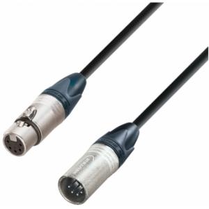 Adam Hall Cables K5 DGH 0150 - DMX Cable Neutrik XLR male to XLR female 1.5 m