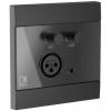 Audac wp205/b - panou de control ares5a - intrare microfon si linie -