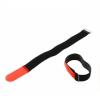 Adam hall accessories vr 5080 red - hook and loop cable tie 800 x 50